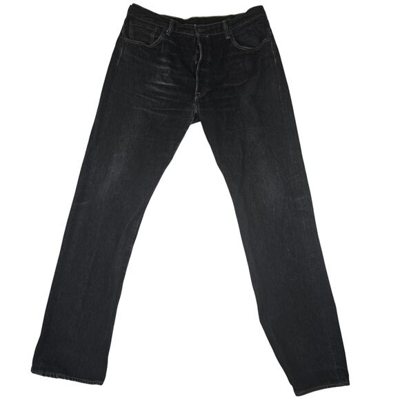 Levi's Other - Levi's 501 Jeans Mens 40x38 Button Fly Black Denim 0711